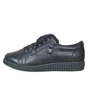 Women's Sneaker Black Easy Street Novie Work Comfort New Sz9